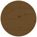 vidaXL Table basse Marron miel Ø 55x60 cm Bois massif de pin