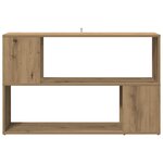 vidaXL Bibliothèque chêne artisanal 100x24x63 cm bois d'ingénierie