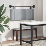 vidaXL Tête de lit suspendue Avec lumière LED Gris clair Tissu