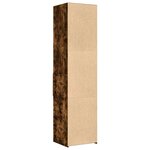 vidaXL Buffet haut chêne fumé 45x42 5x185 cm bois d'ingénierie