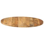 vidaXL Dessus de table Ø 80x3 8 cm rond bois de manguier massif