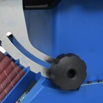 vidaXL Ponceuse à bande et à axe oscillant 450 W Bleu