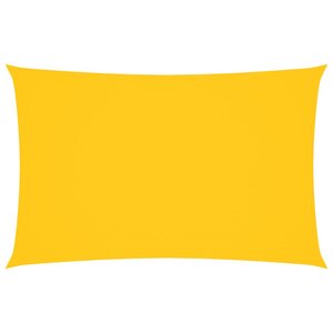 vidaXL Voile de parasol tissu oxford rectangulaire 2x4 5 m jaune