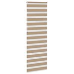 vidaXL Store zèbre marron sable largeur du tissu 75 9 cm polyester