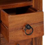 vidaXL Buffet avec tiroir Marron 80 x 30 x 55 cm Bois d'acacia massif