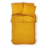 TODAY housse de couette 100% coton - 220x240 cm - Jaune safran TODAY