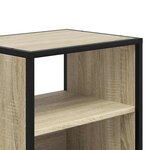 vidaXL Table de chevet murale chêne sonoma 40x31x39 5 cm