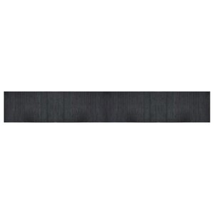 vidaXL Tapis rectangulaire gris 60x400 cm bambou