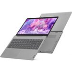 Lenovo ideapad 3 i3-1115g4 ordinateur portable 39 6 cm (15.6") full hd intel® core™ i3 8 go ddr4-sdram 256 go ssd wi-fi 5 (802.11ac) windows 10 home gris  platine
