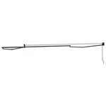 vidaXL Cadre de store rétractable manuel Anthracite 4 x 2 m Aluminium