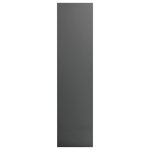 vidaXL Garde-robe Gris brillant 50 x 50 x 200 cm Aggloméré