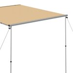 vidaXL Auvent de camping-car et caravane 2 4x3x2 15 m Beige