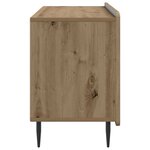 vidaXL Meuble TV 99 x 34 5 x 52 cm Chêne artisanal Bois d'ingénierie
