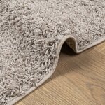 vidaXL Tapis shaggy PAMPLONA poils longs moderne beige 140x200 cm