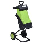 vidaXL Broyeur électrique de jardin avec 2 lames supplémentaires 2400W