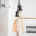 Ampoule led déco bouteille au verre ambré  culot e27  4w cons. (30w eq.)  350 lumens  lumière blanc chaud