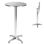 Tectake Mange debout aluminium Ø60cm - 5,8 cm
