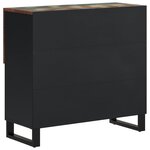 vidaXL Buffet avec 2 portes 80x33x75 cm bois massif de récupération