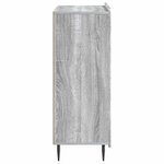 vidaXL Buffet Sonoma gris 66 x 34 5 x 92 cm Bois d'ingénierie