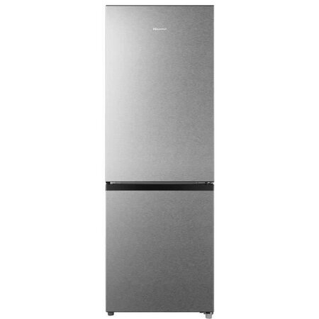 HISENSE RB224D4BDF - Réfrigérateur congélateur bas - 165L (122L + 43L) - froid statique - L 49,5cm x H 143cm - Silver