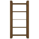 vidaXL Bibliothèque/Cloison Marron miel 80x35x160 cm Bois massif