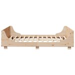 vidaXL Cadre de lit sans matelas 150x200 cm bois de pin massif