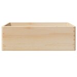 vidaXL Boîte en bois avec poignées 40x30x13 cm bois de pin massif