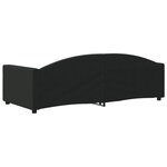 vidaXL Lit de repos sans matelas noir 90x200 cm tissu