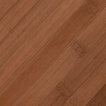 vidaXL Tapis rectangulaire marron 70x200 cm bambou