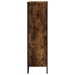 vidaXL Bibliothèque chêne fumé 80x31x106 cm bois d'ingénierie