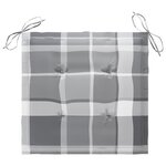 vidaXL Chaises de jardin lot de 8 avec coussins Bois de teck massif