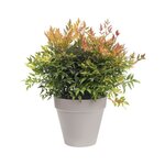 Pot de fleurs rond avec roues Loft Urban Ø 40 cm - Gris chaud