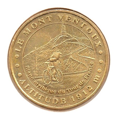 Mini médaille monnaie de paris 2007 - le mont ventoux
