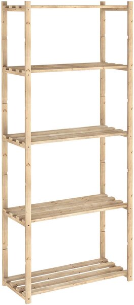 Etagère en kit profondeur 30 cm Natura 5 tablettes