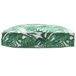 vidaXL Coussin pour assise de palette Motif de feuille 80 x 80 x 12 cm