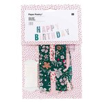 Guirlande Happy Birthday thème floral - 3 m