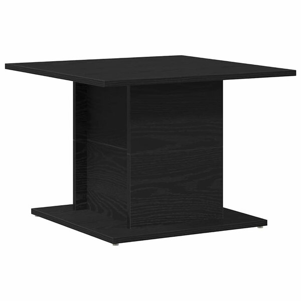 vidaXL Table basse Chêne noir 55.5 x 55.5 x 40 cm Bois d'ingénierie