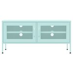 vidaXL Meuble TV Vert menthe 105x35x50 cm Acier