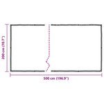 vidaXL Housse de protection plantes avec œillets 2x5 m polyéthylène