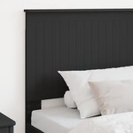 vidaXL Tête de lit Chêne noir 100 cm Bois d'ingénierie