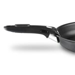 TEFAL L6859002 Set 2 poeles 22/28 cm INGENIO PERFORMANCE Anti-adhésif + poignée - Made in France - Gris charbon