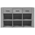 vidaXL Buffet Sonoma gris 100x30x59 5 cm Bois d'ingénierie