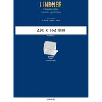Bandes Klemmfix double soudure 230 x 162 mm pour blocs de timbres. Fond - Transparent