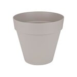 Pot de fleurs rond Loft Urban Ø 30 cm - Gris chaud