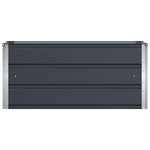 vidaXL Jardinière Anthracite 100 x 40 x 45 cm Acier
