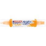 Marqueur acryl 3d dble pointe 5400 jaune soleil 2-3 mm  5-10 mm EDDING