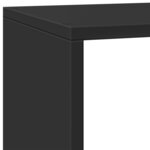 vidaXL Étagère séparatrice de pièce 3 niveaux noir 137 5x29x103 5 cm
