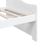 vidaXL Lit de repos 3 places sans matelas Blanc 90x200 cm