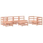 vidaXL Salon de jardin 8 Pièces bois massif douglas