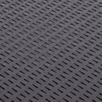 vidaXL Table d'appoint Mocha 54x54x36 5 cm Plastique